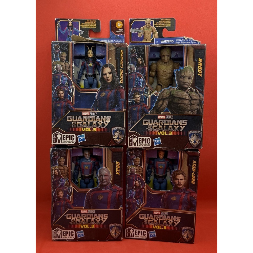 Marvel Guardians of the Galaxy Vol 3 Epic Hero Series  Set Of 4